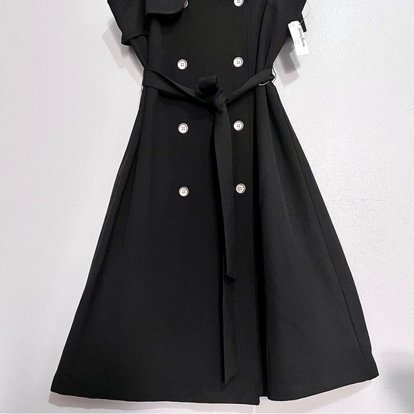 NWT Neiman Marcus Trench Belted Midi Dress MSRP$142 - Picture 5 of 16
